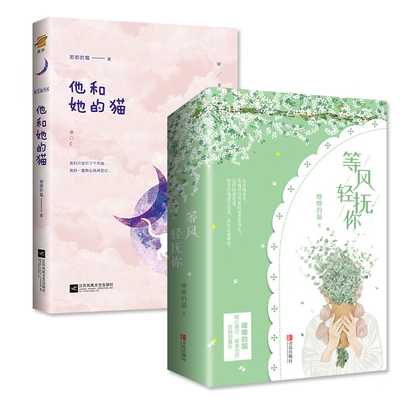 等风轻抚你+他和她的猫 京东套装共3册（唧唧的猫力作，等风热吻你 她的小梨涡作者唧唧的猫新作