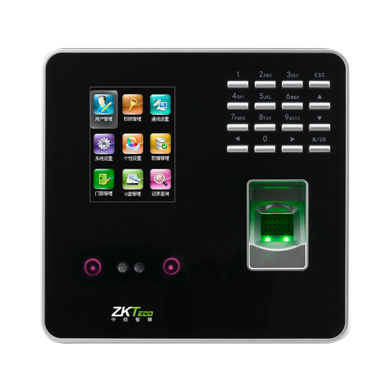 ZKTECO 熵基科技打卡考勤機(jī)人臉 面部識(shí)別公司企業(yè)員工上下班簽到機(jī) ZK3969指紋刷臉識(shí)別打卡機(jī)語(yǔ)音播報(bào)打卡 3969標(biāo)配+考勤優(yōu)盤(pán)+停電可用UPS