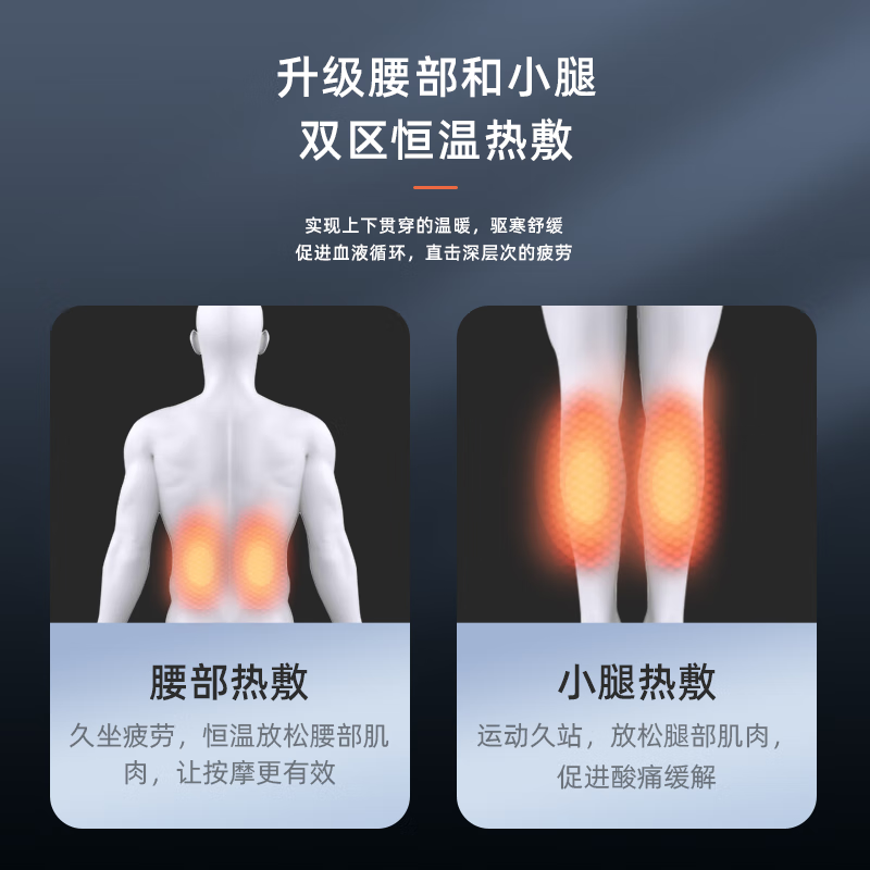 ihoco轻松伴侣按摩椅家用电动全身头等舱智能零重力太空舱颈椎肩颈豪华小型推拿沙发3D机芯摩享时光7800 典雅灰