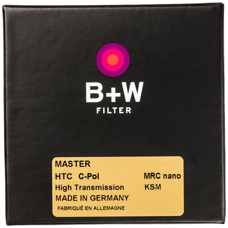 B+W 偏振镜 82MM Master cpl MRC nano MASTER(超薄纳米cpl)