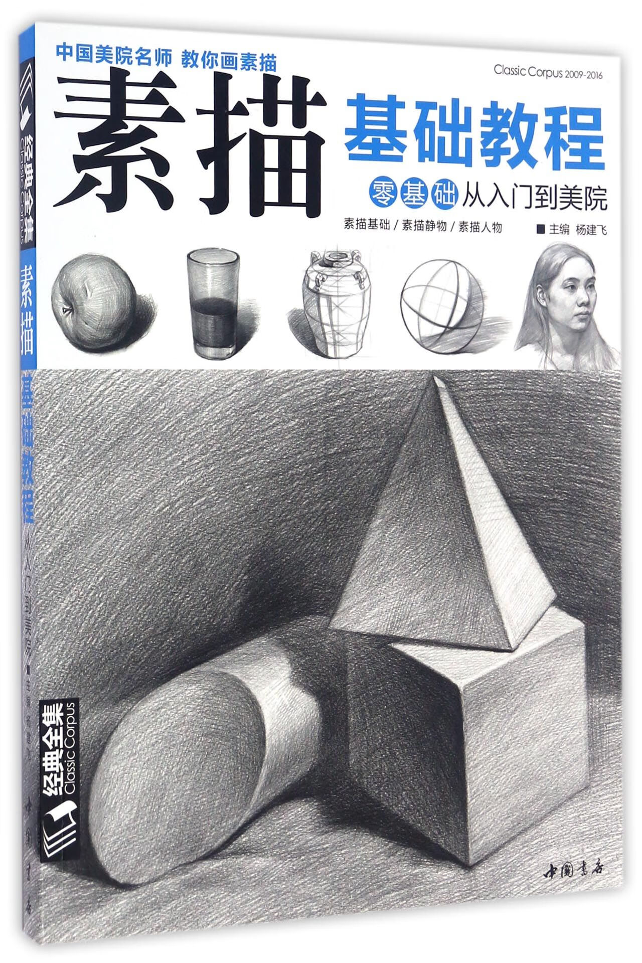 素描基础教程(零基础从入门到美院)/经典全集杨建飞中国书店出版社