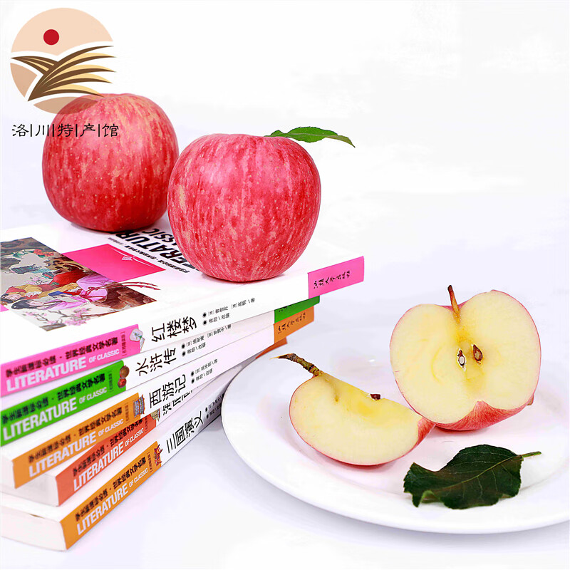 洛川苹果红富士 陕西延安新鲜生鲜水果 健康轻食 源头直发新果礼盒当季 净8.6斤中果 单果160-200g