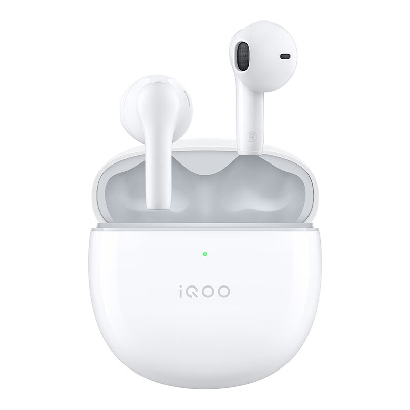 vivo iQOO TWS Air Pro(支持主动降噪)半入耳真无线蓝牙耳机星钻白 适配苹果华为小米手机情人节送礼