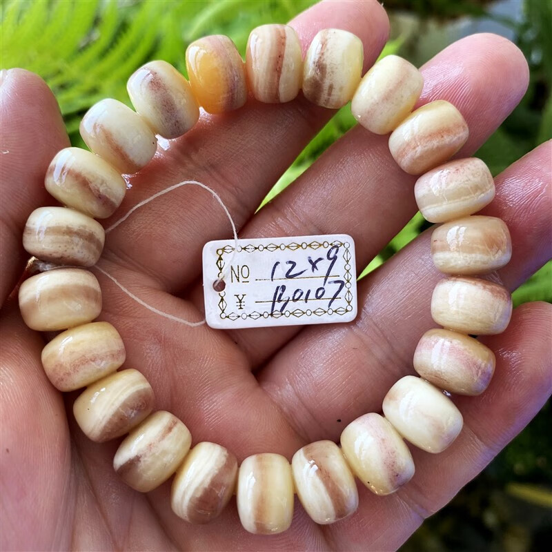 kuqixiang)高密度老型桶珠骆驼骨单圈未脱脂藏传驼骨念珠佛珠手串手链