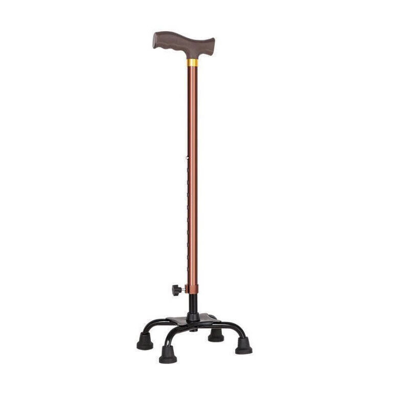 老人拐杖四脚拐扙助步器防滑拐棍手杖医用康复轻便可伸缩四角捌杖 1.