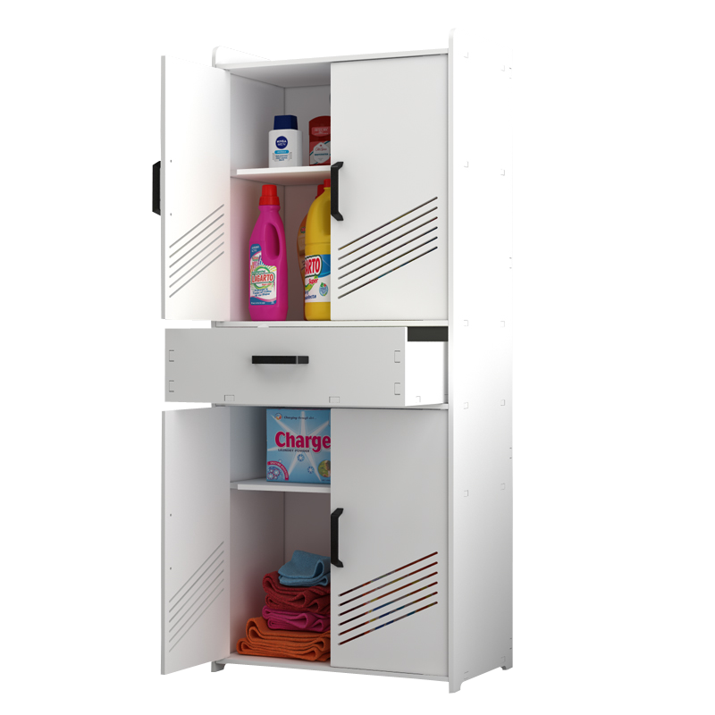 北屿 浴室用品置物柜落地式收纳柜卫生间厕所马桶边柜洗手间纸巾储物柜现代简约风 卫生间立柜 斜纹款120X45X30