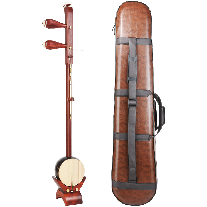 板胡乐器-劉師傅品牌的高品质黑檀紫檀河南豫剧盘龙平头如意头板胡|板胡历史价格查询软件