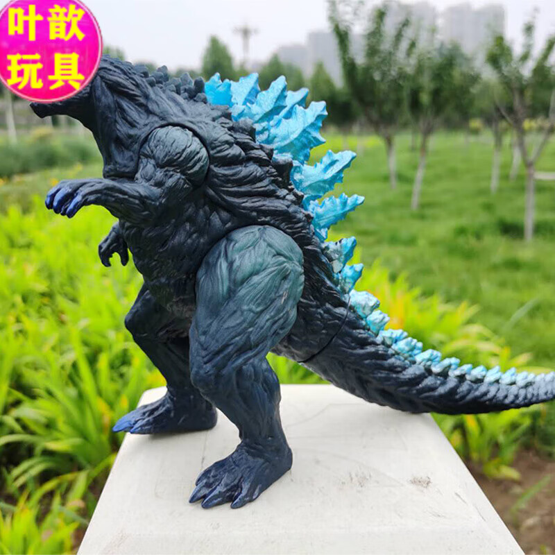 昱钧软胶哥斯拉玩具大号怪兽惑星大红莲太空机械金刚关节超可动模型