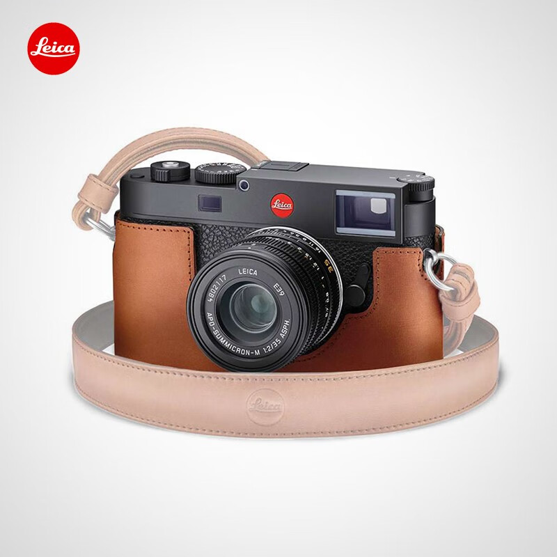 徕卡（Leica）M11-P相机原装半套莱卡M11/Q3半截式保护套不含背带 多色可选24032~34 干邑色 24033#