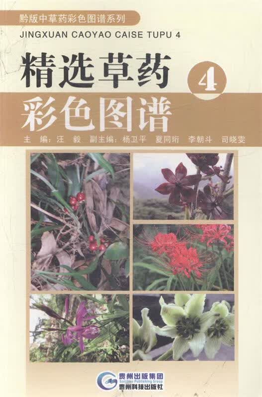 精选草药彩色图谱4【正版好书，下单速发】