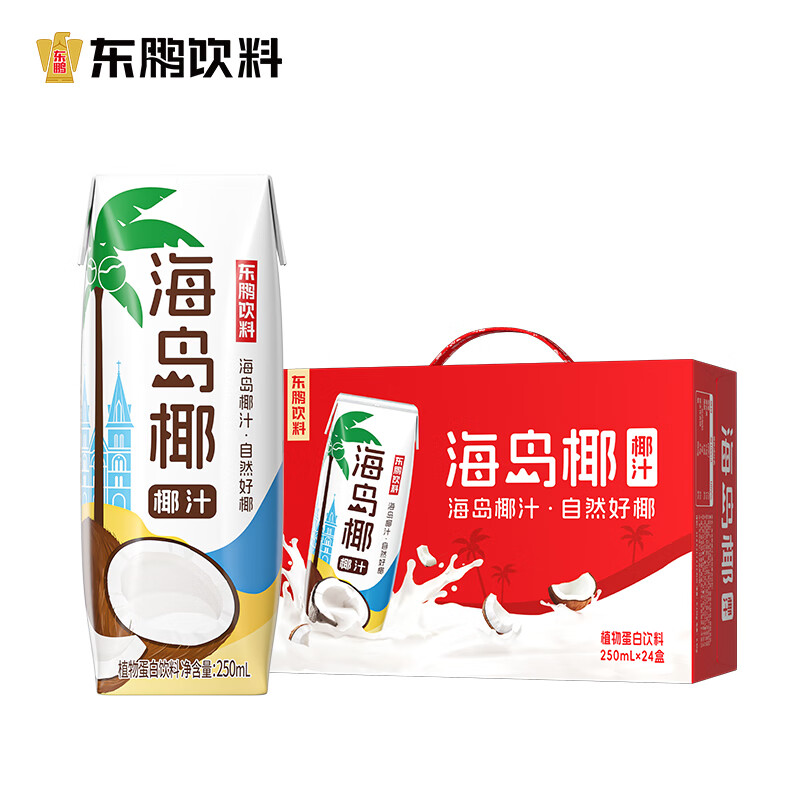 东鹏饮料海岛椰椰汁250ml*24盒