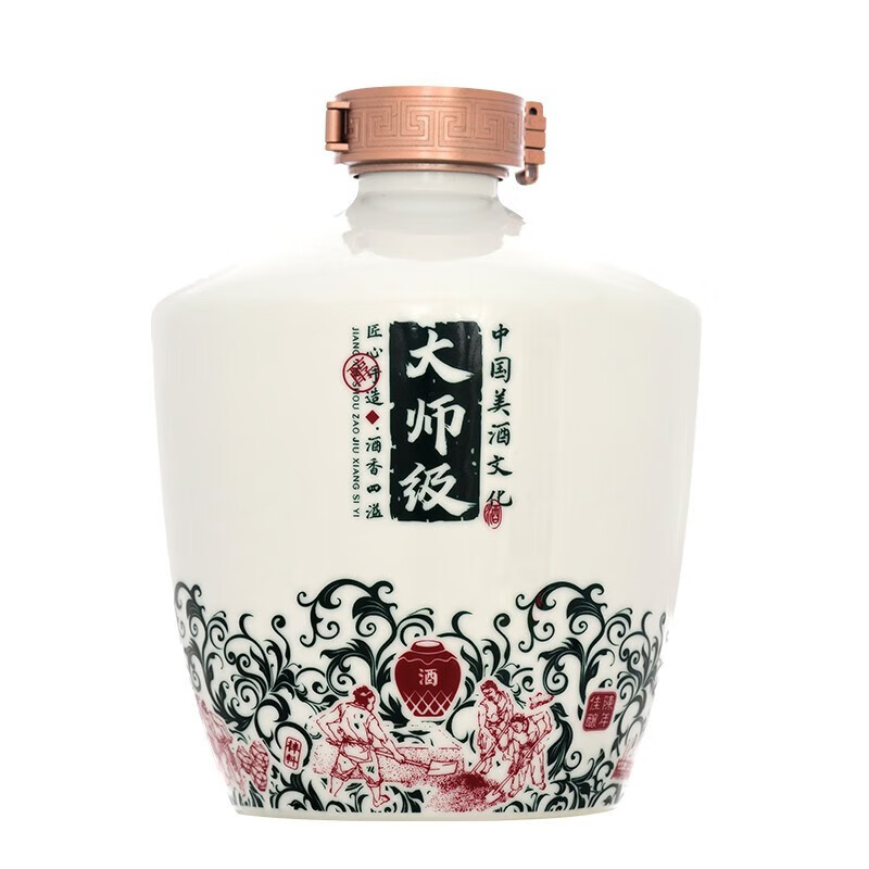 扳倒井白酒54度大师级 纯粮酿造浓香型白酒 坛装泡酒中秋送礼高度收藏 54度 2500mL 1坛