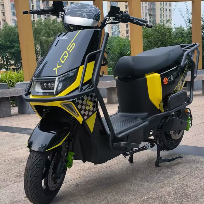 雪辰黑星骑士跑外卖骑手专用电动车智能锂电池可换电美团长跑王新国标