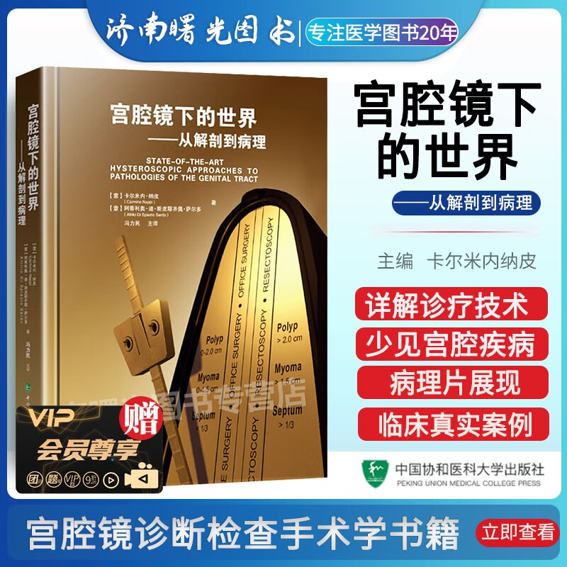 宫腔镜下的世界从解剖到病理 宫腔镜手术诊断治疗技术宫腔镜学宫腔镜诊断图谱协和 妇产科临床医学宫腔镜诊断检查手术学实用书籍