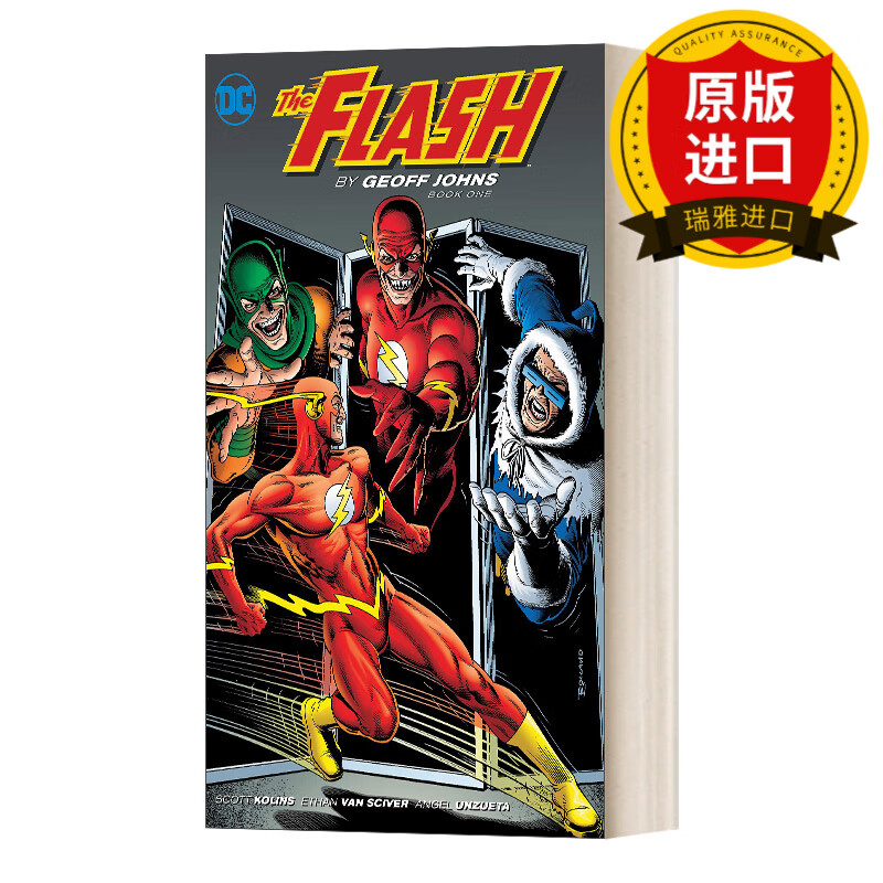 the flash by geoff johns book one 闪电侠 卷一 瑞雅进口原版