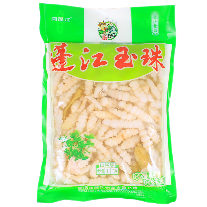 阿蓬江 泡椒地牯牛1000g*1/2袋 山椒味酸辣爽口开袋即食休闲小吃零食