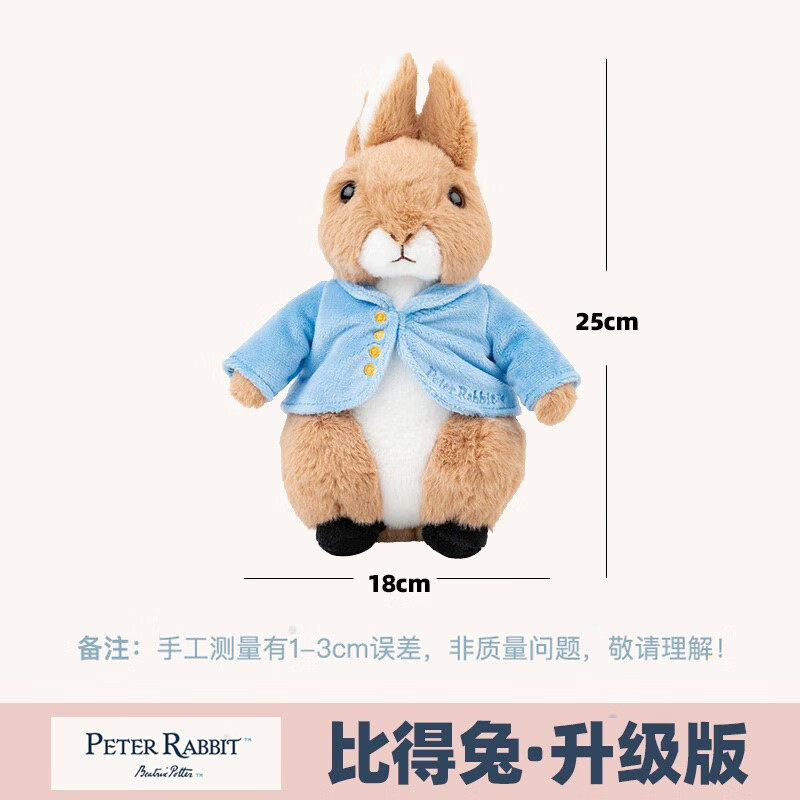 可美乐比得兔彼得兔玩偶公仔120周年纪念限量版毛绒玩具兔子玩偶 比得兔公仔升级-中号25CM怎么样,好用不?