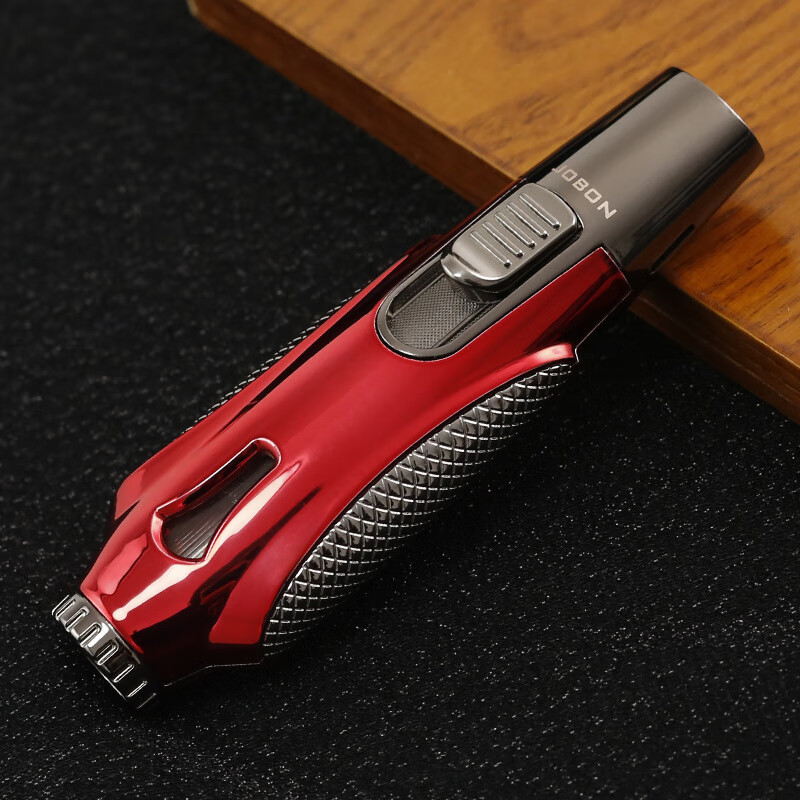 jobon)官网充气打火机防风蓝焰直冲喷枪可视艾灸雪茄点烟花鞭炮点火器