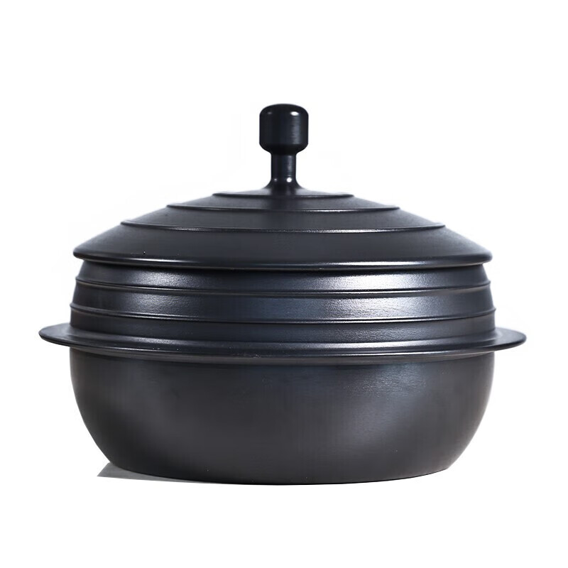 法漫玫朝鲜族传统铸铁铁锅炖锅汤锅米饭锅多规格 30cm防溢款(6人