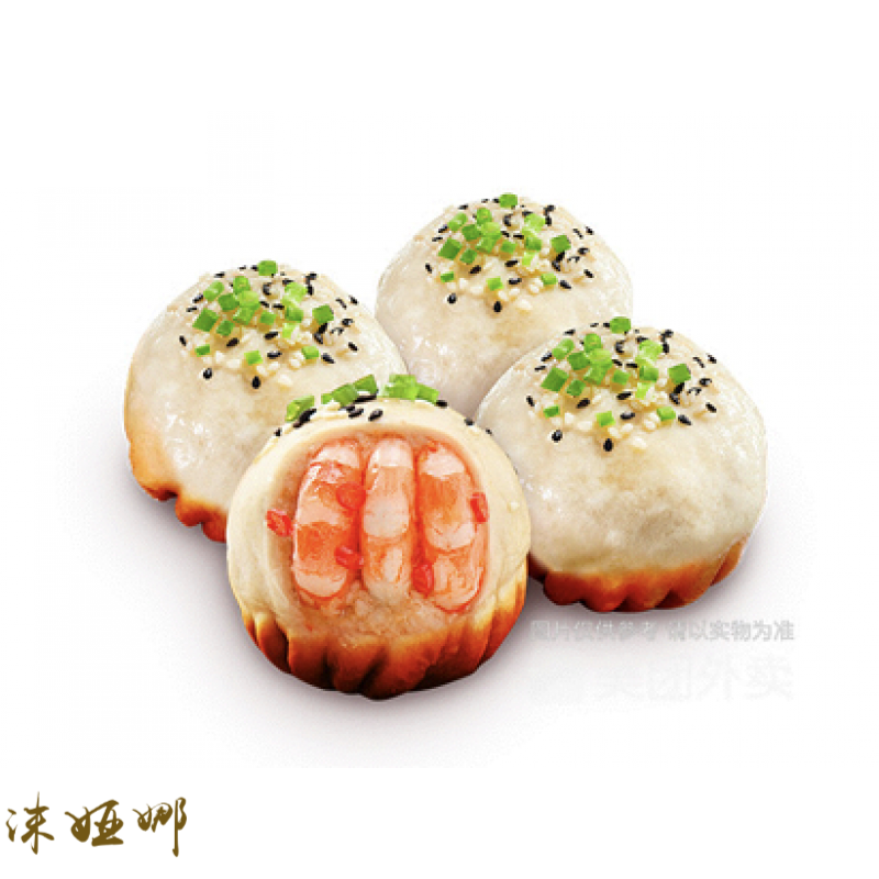 虎钢馋小杨生煎 藤椒大虾生煎 上海生煎包 营养早餐面食南京特产小吃4