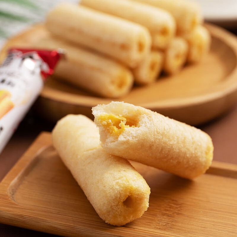 l香脆米果酥网红小零食休闲食品小吃能量棒一整箱约57条现货现发 蛋黄