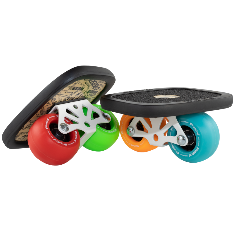 Freeline漂移板專業(yè)版巡洋艦成人兒童初學(xué)者飄移板弧形輪分體滑板 高速軸承【四色弧形輪】入門標(biāo)配