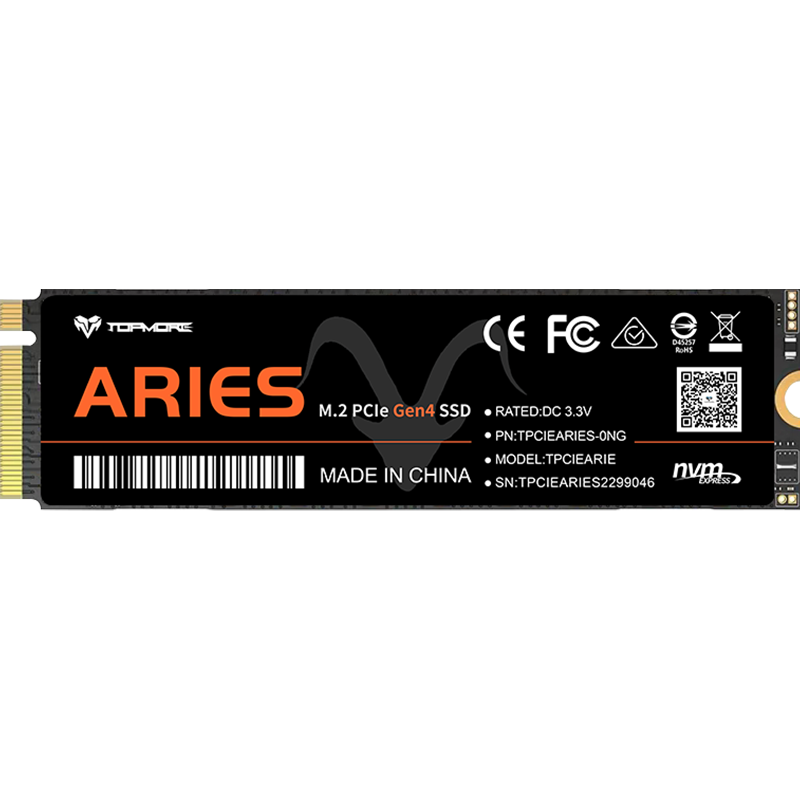 TOPMORE 达墨 白羊座Aries NVMe M.2 固态硬盘 1TB（PCI-E4.0）