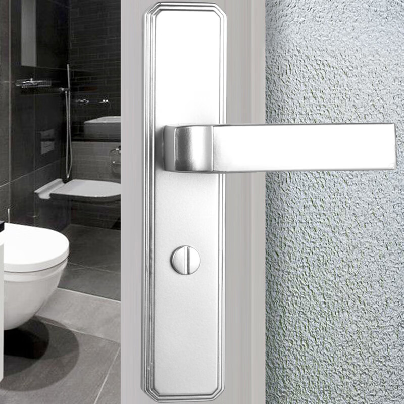 梅花（BLOSSOM）卫生间门锁浴室锁无钥匙室内门锁洗手间厕所铝合金门锁W356升级款
