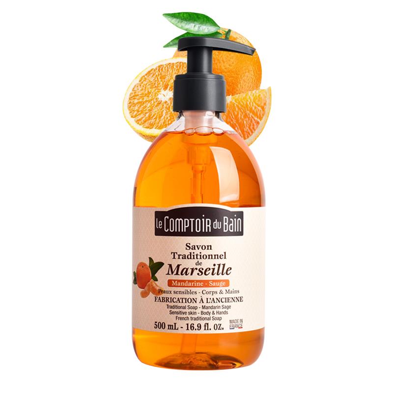 qzyl法国原装进口丽芙柑橘香体沐浴露500ml男女通用现货 柑橘香