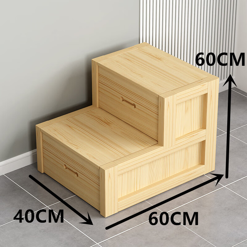 上下铺梯子 梯柜单卖楼梯柜抽屉上下床爬梯实木床踏步柜衣柜储物柜 2