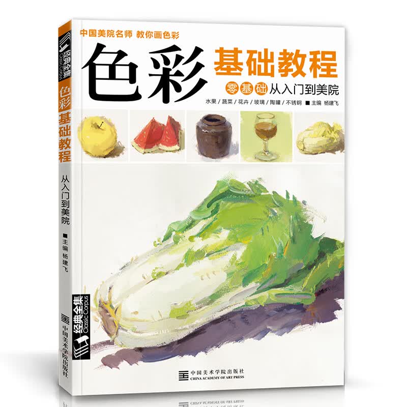 经典全集《色彩基础教程》水粉画临摹零基础入门书籍单个体汇静物调中国美院教你画高艺校联考临摹范本材高性价比高么？