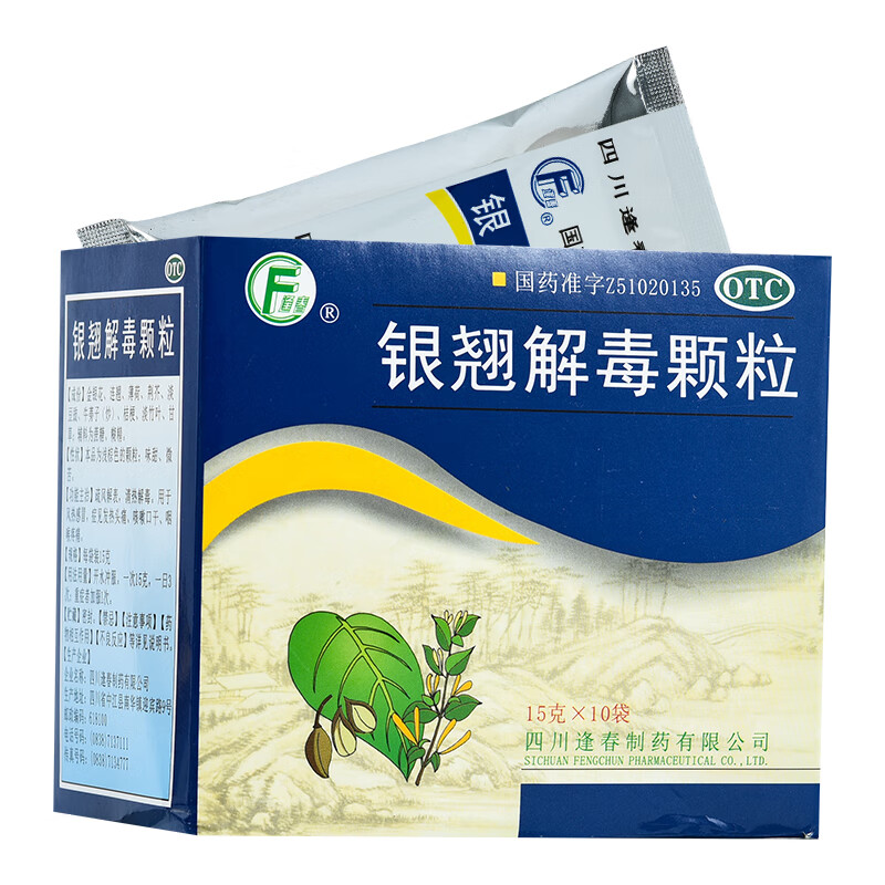 逢春 银翘解毒颗粒 15g*10袋 1盒