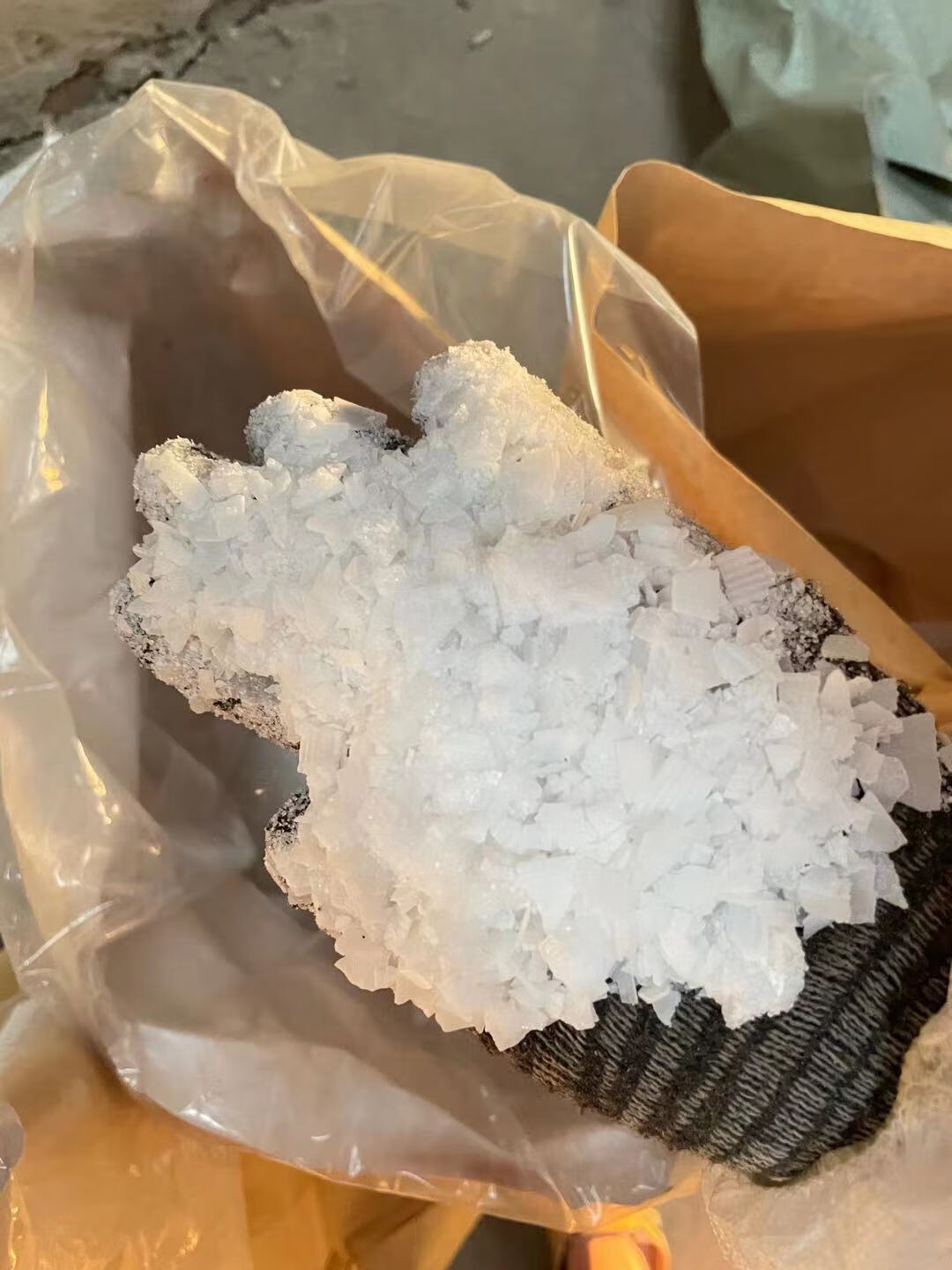 融冰剂管道下水道水管水龙头速效化冰盐消冰水管结冰了融雪除冰剂 5斤