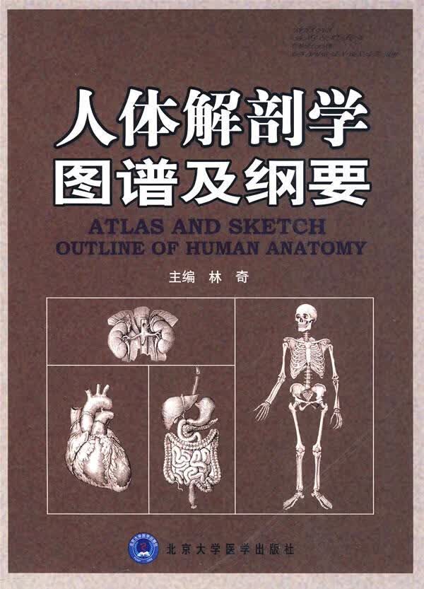 【现货】人体解剖学图谱及纲要