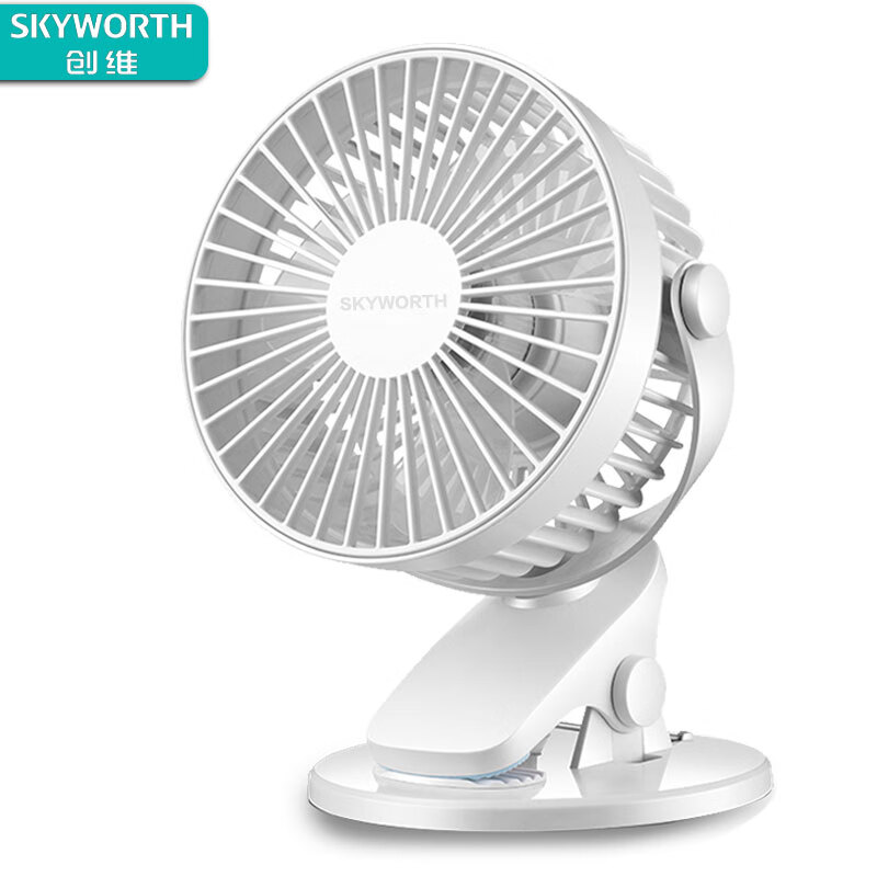 创维（Skyworth）USB小风扇/电风扇桌面/小电扇/小台扇 办公宿舍床头车载用多功能台式壁挂式迷你台夹扇插电款使用感如何?