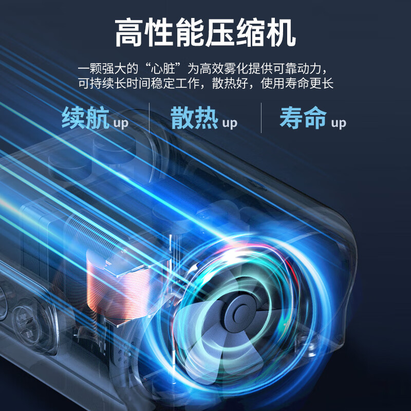 欧姆龙（OMRON）雾化器 儿童家用雾化机 婴儿成人医用级空气压缩式雾化泵吸入器C28S（低噪升级版）