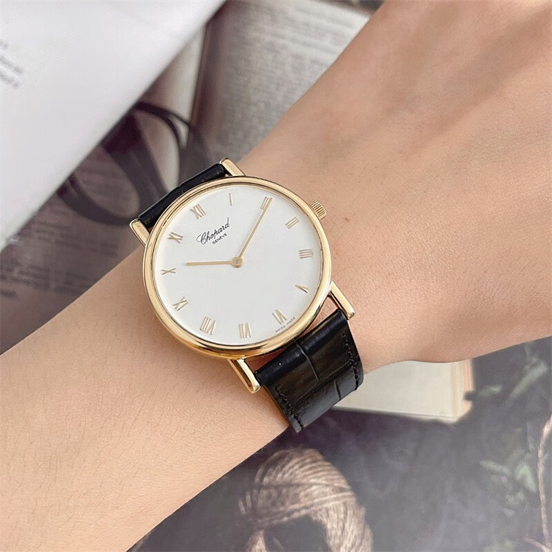 萧邦classic系列16/3154手动机械女表33mm瑞士皮带奢侈品手表钟表