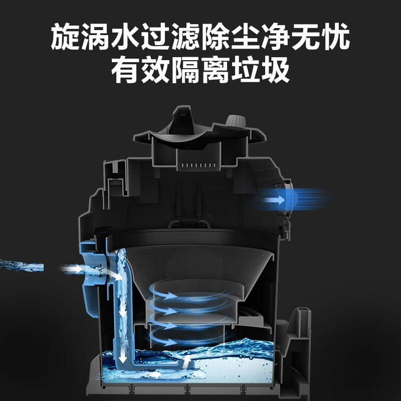 海尔吸尘器水过滤桶式家用大功率除尘机各位这款吸尘器能调节吸力大小吗？