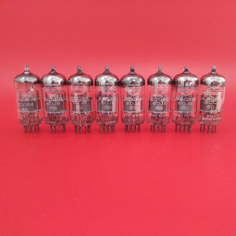 英国mullard大盾ecc88/pcc88/6n11/6922/e88cc/cca电子管6dj8 ecc88