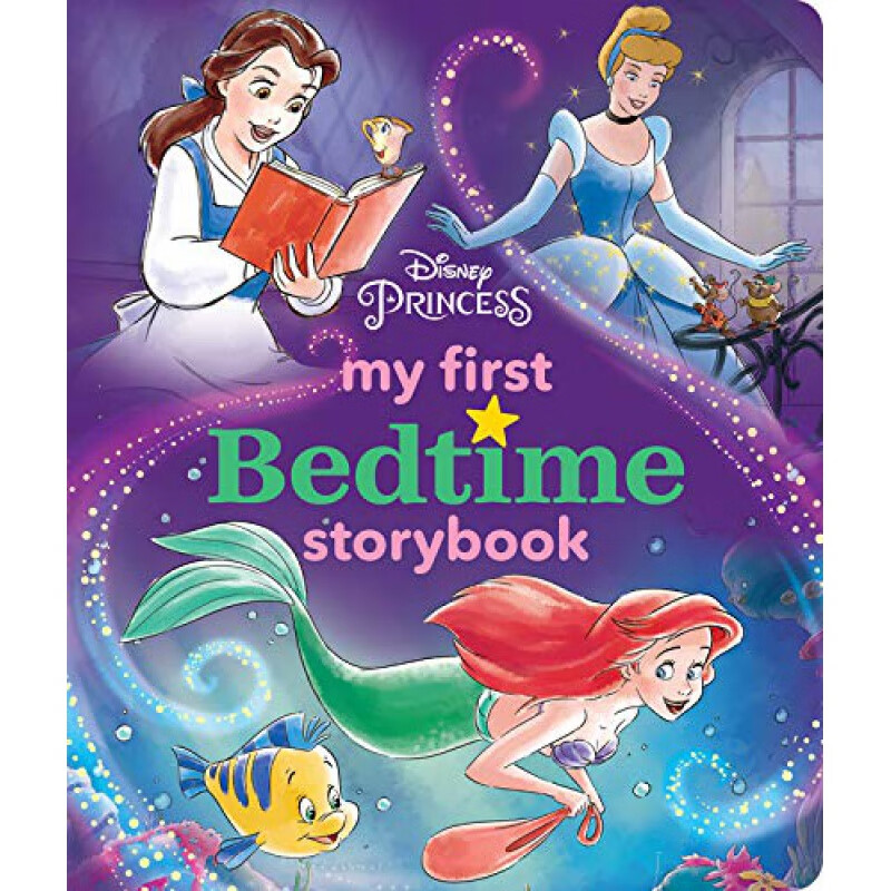 现货英文原版 my first bedtime storybook迪士尼长发公主