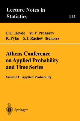 预订 Athens Conference on Applied Probability and Time Series Analysis