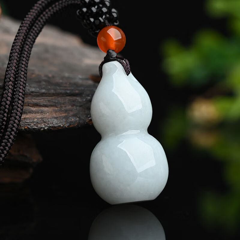 恋聚翡翠葫芦吊坠天然缅甸翡翠a货吊坠翡翠支持复检珠宝玉石 翡翠
