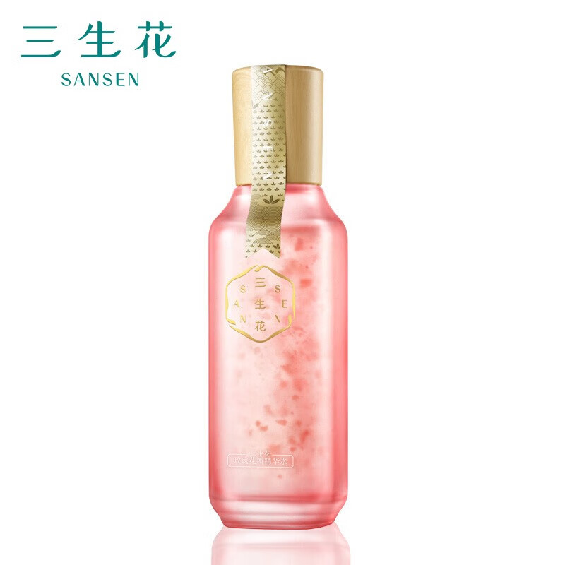 京东百雀羚三生花烟酰胺玫瑰花瓣精华水100ml1瓶限时买一赠一plus享95