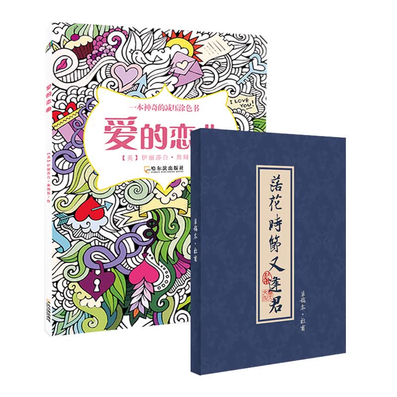 爱的恋曲+落花时节又逢君草稿本（套装共2册）
