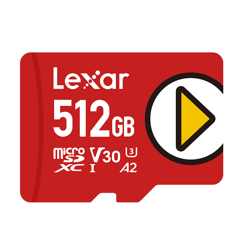 雷克沙（Lexar）TF卡 任天堂switch手机内存卡A2/A1 micro sd卡U3 C10 512GB存储卡 PLAY大容量