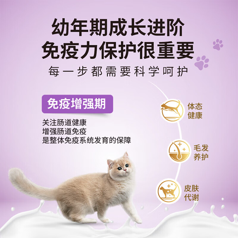 冠能猫粮 幼猫专用 添加牛初乳6个月猫吃成猫粮还是幼猫粮？