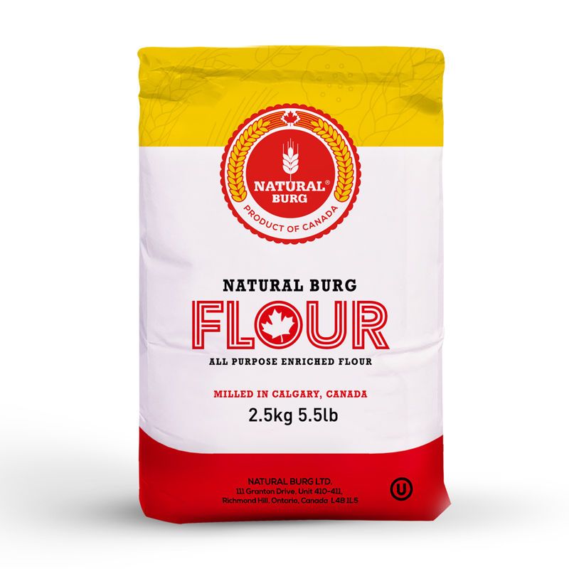 i原装进口加拿大圣地博格小麦面粉高筋粉面包饺子粉烘焙面粉2.5kg 2.