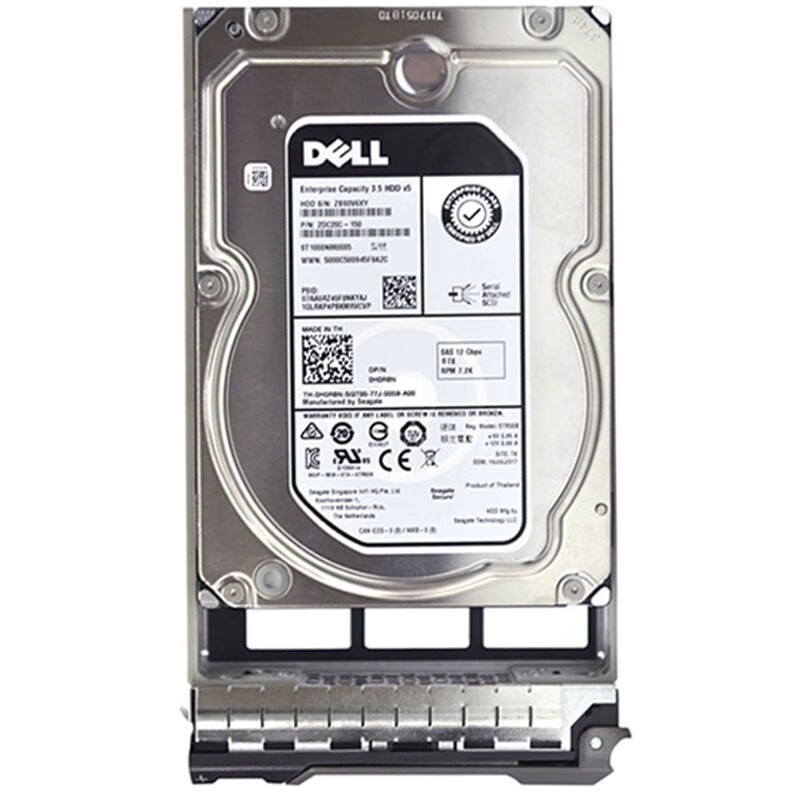 戴尔易安信 戴尔 4tb 7200转 sas 3.5英寸服务器硬盘 含支架