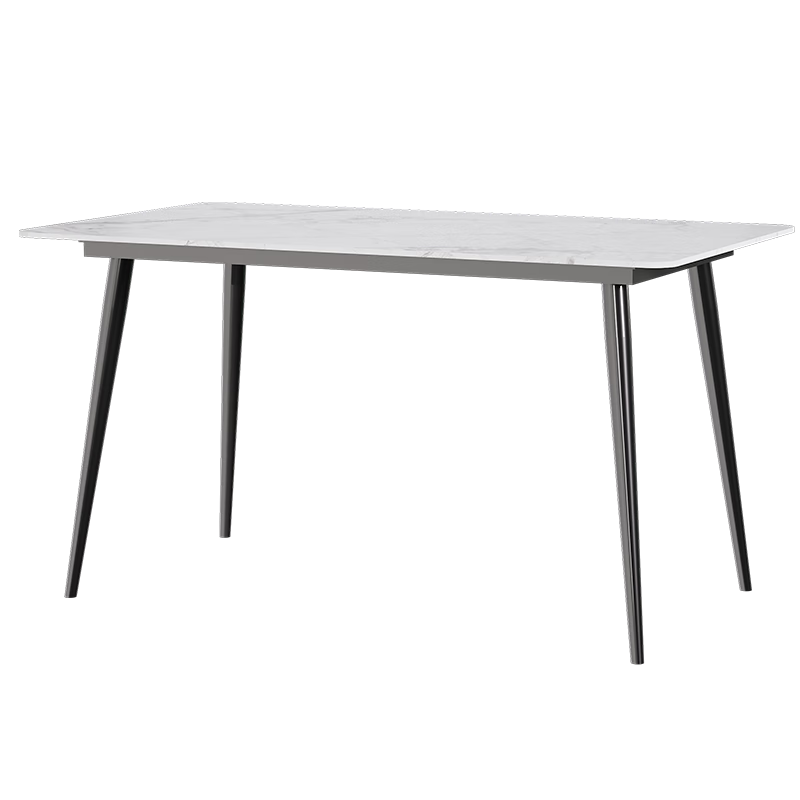 顾家家居（KUKA）现代简约岩板餐桌家用餐桌椅组合PT7107T 餐桌+蝴蝶椅*4
