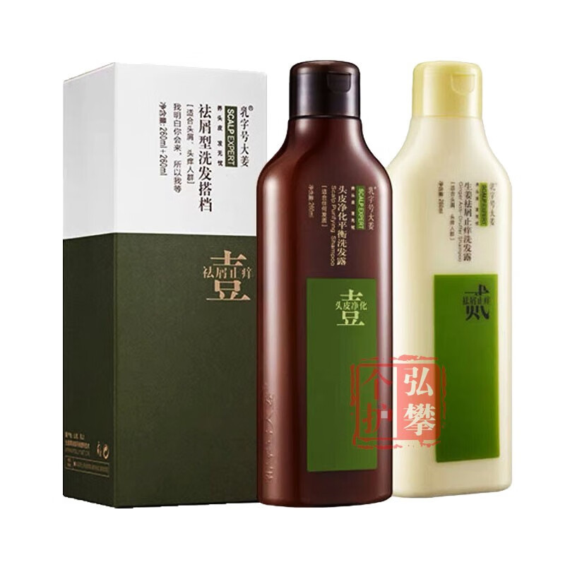 乳字号大姜洗发水防脱发育发生姜双剂型无硅油控油去屑男女士通用 1号